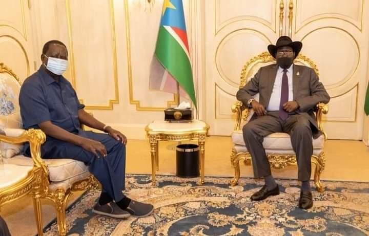 Raila Meets South Sudan President Salva Kiir