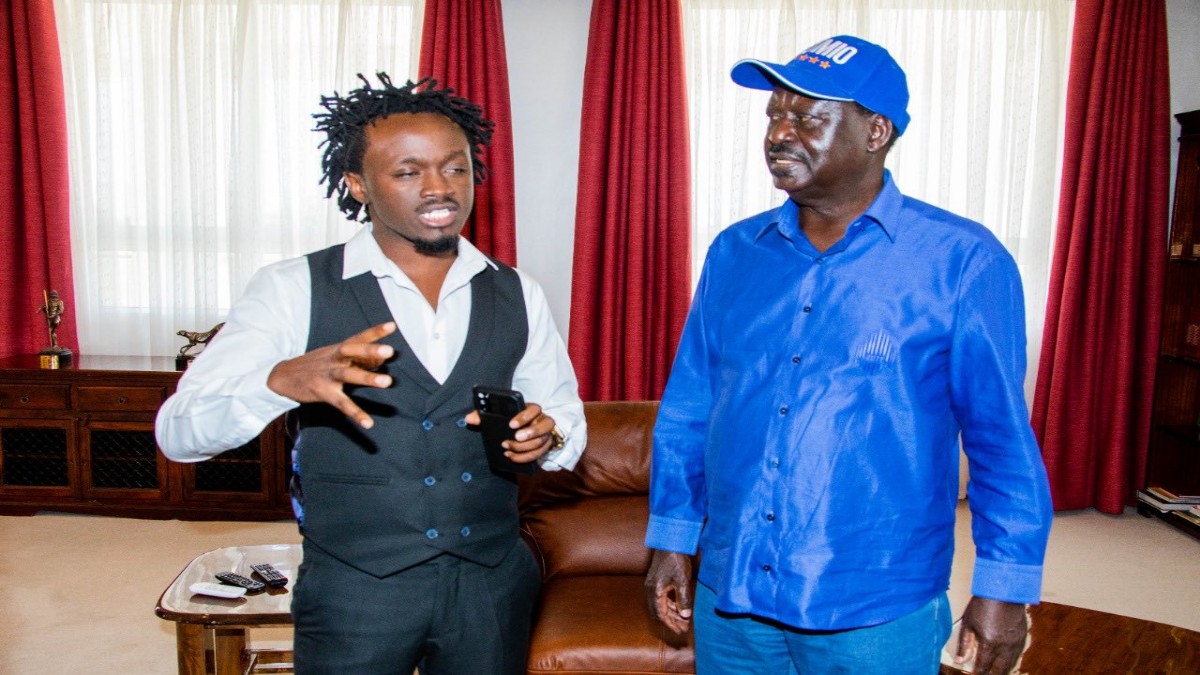 Embarrassing Video of Bahati Crying For Raila’s Attention Emerges: ‘Matthew’