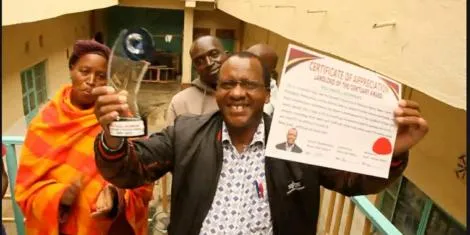Kinangop tenants award landlord for giving them food and waiving rent in 2020