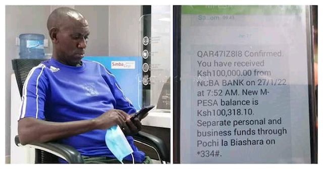 Man who returned wrongly sent 100K, wants school fees for his kids