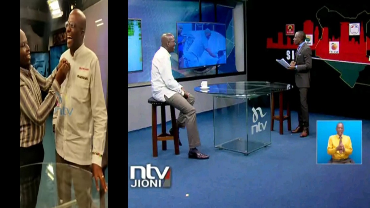 'Ameosha Vyombo Vya Habari': Polycarp Igathe Anchors News on NTV