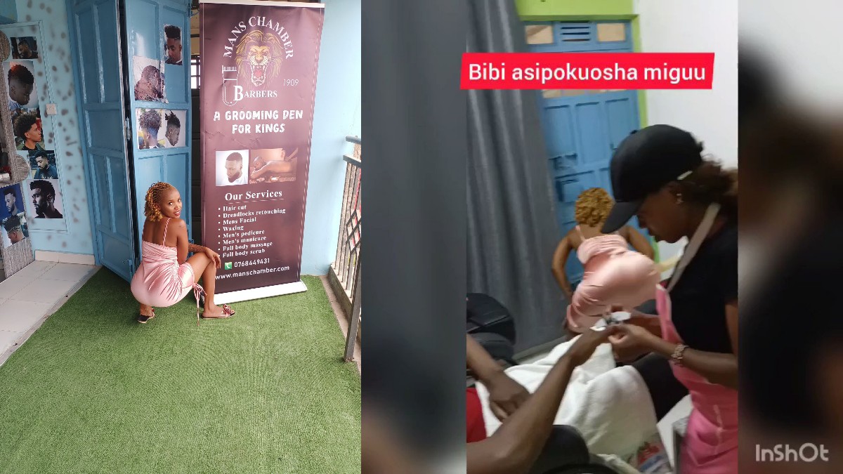 Come Baby: Ritzy Woman Barbershop Where Thirsting Men Get Twerking Treat