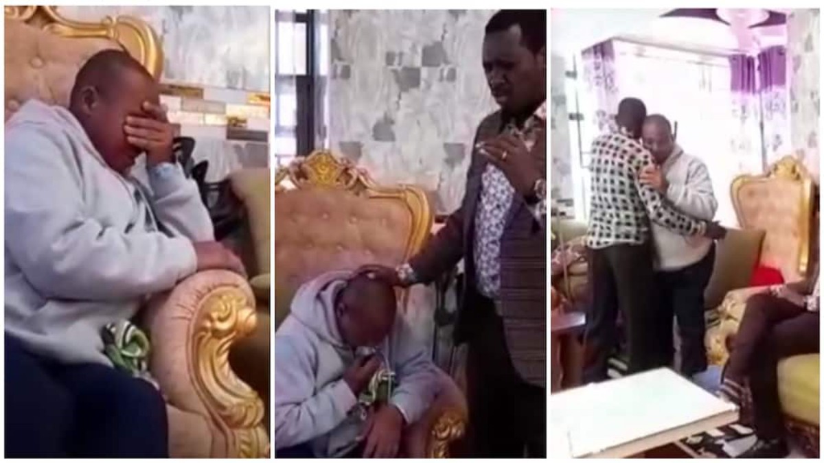 Sad Video of Sankok Crying Uncontrollably Over Son’s Death Breaks Hearts