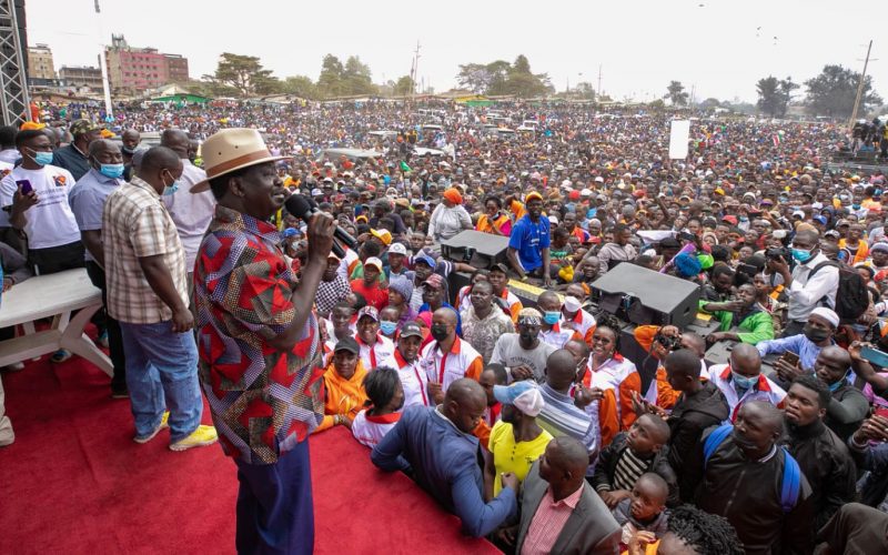 Azimio Presidential candidate Raila Under Pressure to Pick a Female Running Mate Tomorrow