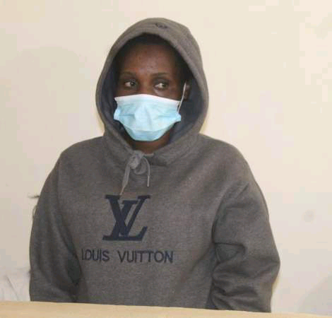 Shelmith Kiprono, a housekeeper charged with stealing Ksh104 million from her employer in Lang'ata,